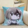 Suicidal Hinako This Monster Wants to Eat Me Square Sofa Pillow Cover Solid Color Living Room Home Decor Cushion Case