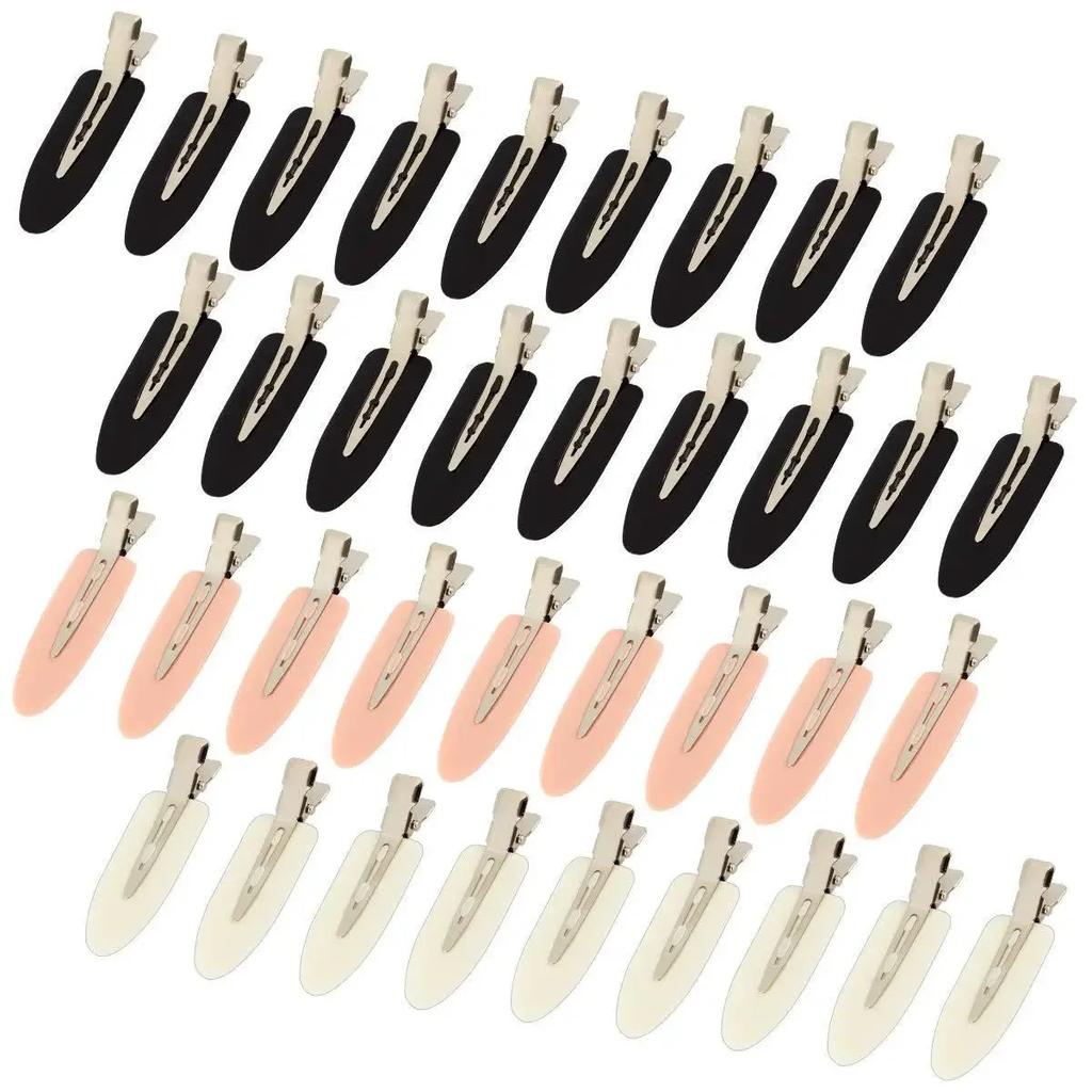 Side Bangs Barrette Makeup Washing Face Accessories Women Girls Styling Hairpins 4pcs Set No Bend Seamless Hair Clips