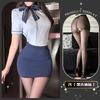 Sex lingerie stewardess secretary hip skirt stepmom skirt uniform free small chest passion cos cosplay