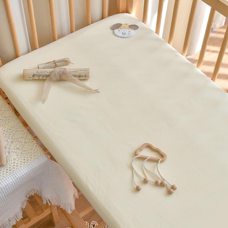 UKKNZZ Baby Washed Cotton Bed Sheet