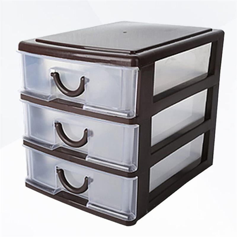 A25F-Multifunctional Drawer Storage Box Desktop Organizer Jewelry Holder Drawer Storage Box