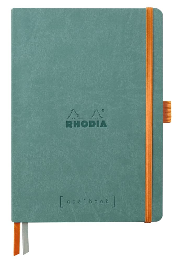 Rhodia Rhodiarama Goal 240 Dotted with Pen Italian Leatherette Ivory PEFC RHODIA Rhodiarama cf117807 Book, A5, Pages, Grid, Holder, Cover, Paper,