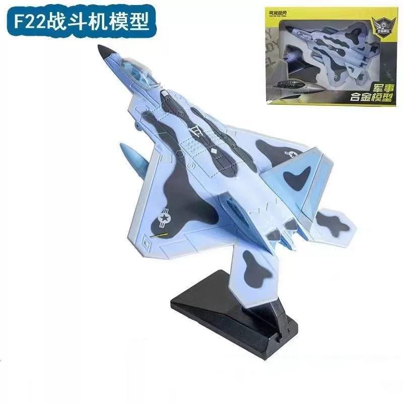 Fighter Toys Airplane F14/F16/F22 Aircraft Scale Diecast Metal Alloy Souvenir Plane Collection Boys Christmas Gift