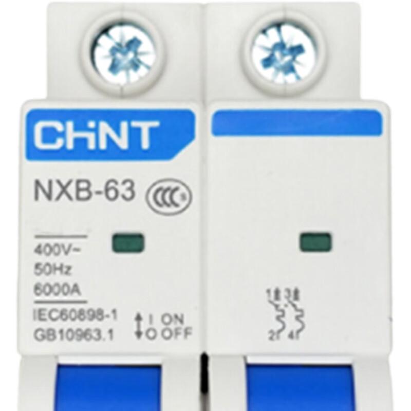 CHNT NXB-63 40A 2-Pole Type C Miniature Circuit Breaker