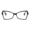 Women Man Anti Blue Light Reading Eyewear Retro Fashion Printed Presbyopia Eyeglasses Large Frame Cat Eye Reading Glasses