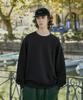 Minimal Project Circle Logo Oversized Sweatshirt Mmt130 [Black]
