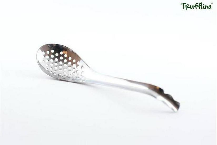 Molecular Gastronomy Caviar Tools Set: Artistic Plate Tools, Caviar Spoon, and Colander.