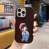 Phone Case: 2D Flat Design Suitable for iPhone 18 17 16 15 14 13 Pro Protective Case, Couple Style, Cartoon Little Girl, Christmas and Halloween Gift