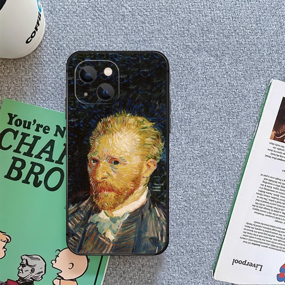 Husă pentru telefon autoportret Van Gogh Coque pentru Iphone Xiaomi Mi Samsung Galaxy Redmi Note AS 11 12 13 14 15 22 23 24 5G Pro Plus Max Fe Ultra