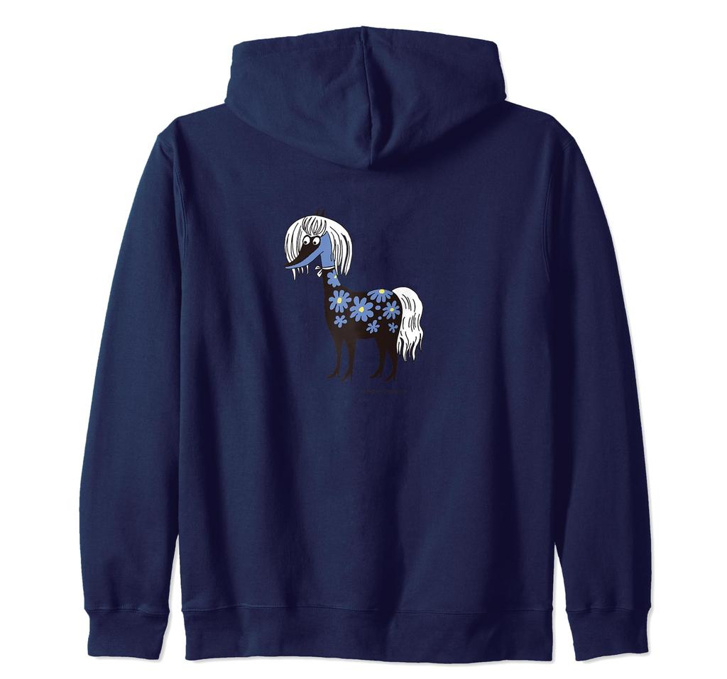 Mumin Blumenpferd/Seepferdchen Zip-Hoodie