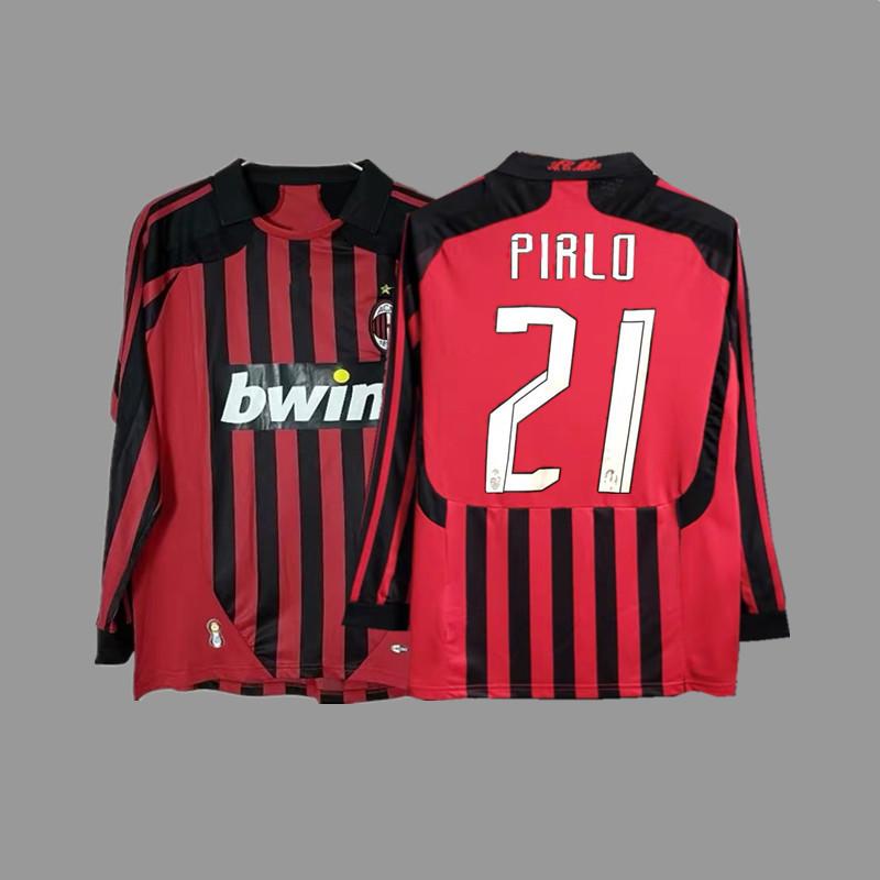 AC vintage jersey football jersey Maldini Tonali Ibka Piatek Shevchenko jersey