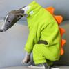 Dinosaurier Hundekleidung Herbst Winter Dicke Fleecekleidung Italienischer Kleiner Lingbit Vierbeiniger Hundekleidung Halloween Weihnachtsgeschenk