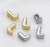 1pc Alphabet Bead Polished Design Mini 3D Bubble 26 Letter Charm for DIY Necklace Bracelet Jewelry Making