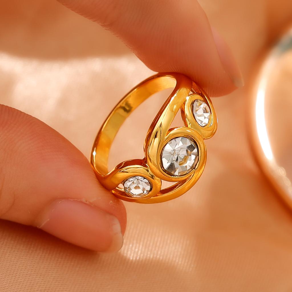 Hot Sale Diamond Ring Personality Premium Wedding Ring Gift