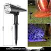 Solar Power Light Adjustable Light Temperature Solar Garden Light Outdoor Ip65 Solar Lamp Super Bright Solar Spotlight