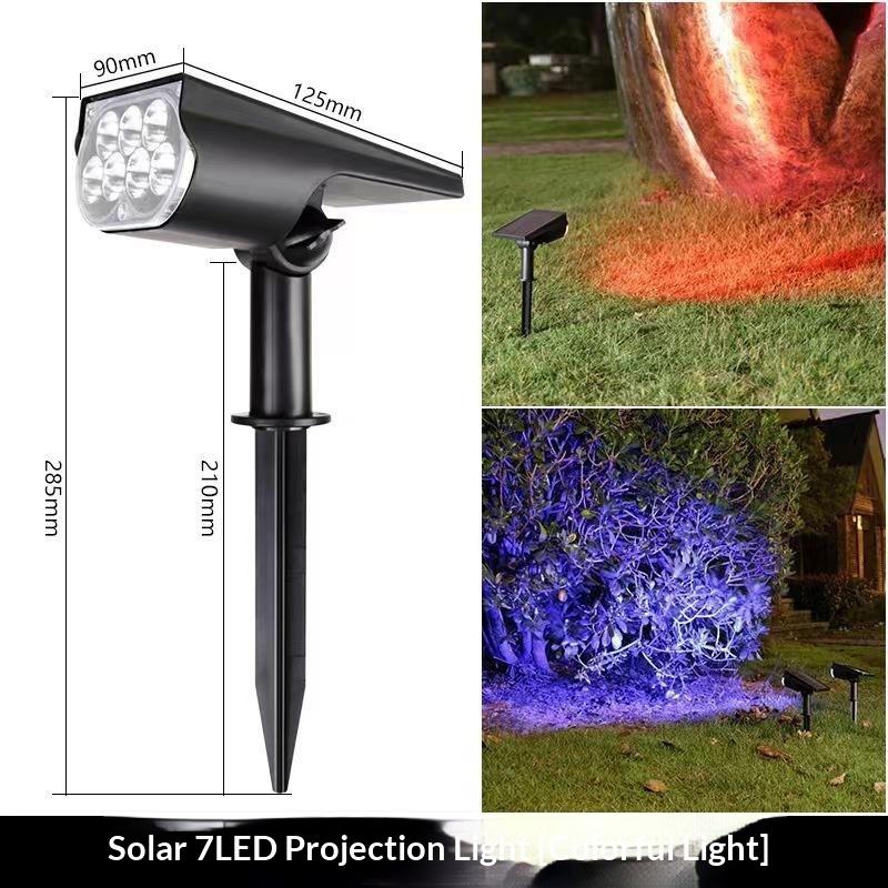 Solar Power Light Adjustable Light Temperature Solar Garden Light Outdoor Ip65 Solar Lamp Super Bright Solar Spotlight
