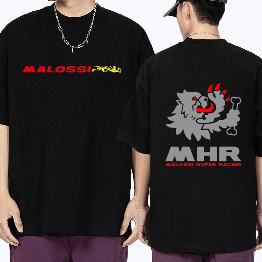 New in Malossi Theme Graphic short sleeve t-shirts vintage Hip Hop Y2k streetwear Unisex Oversized t-shirt Summer Print clothing