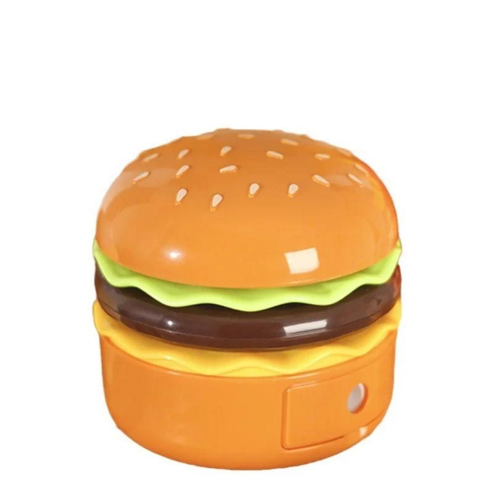 

3 Modes Touch Switch Hamburger Night Light Bedside Lamp Pencil Sharpener Sleep Aid Hamburger