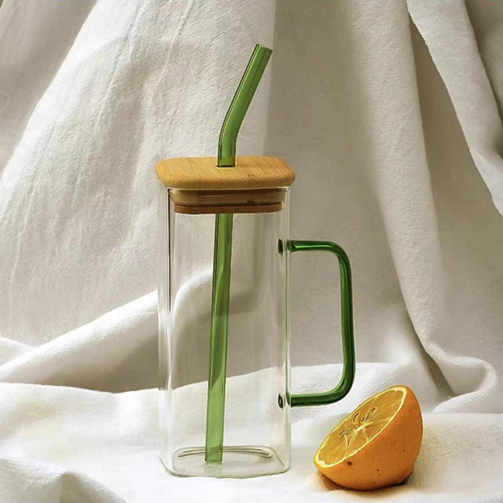 Drinking Clear Glasses Birthday Gifts for Iced Cold Beverages Green