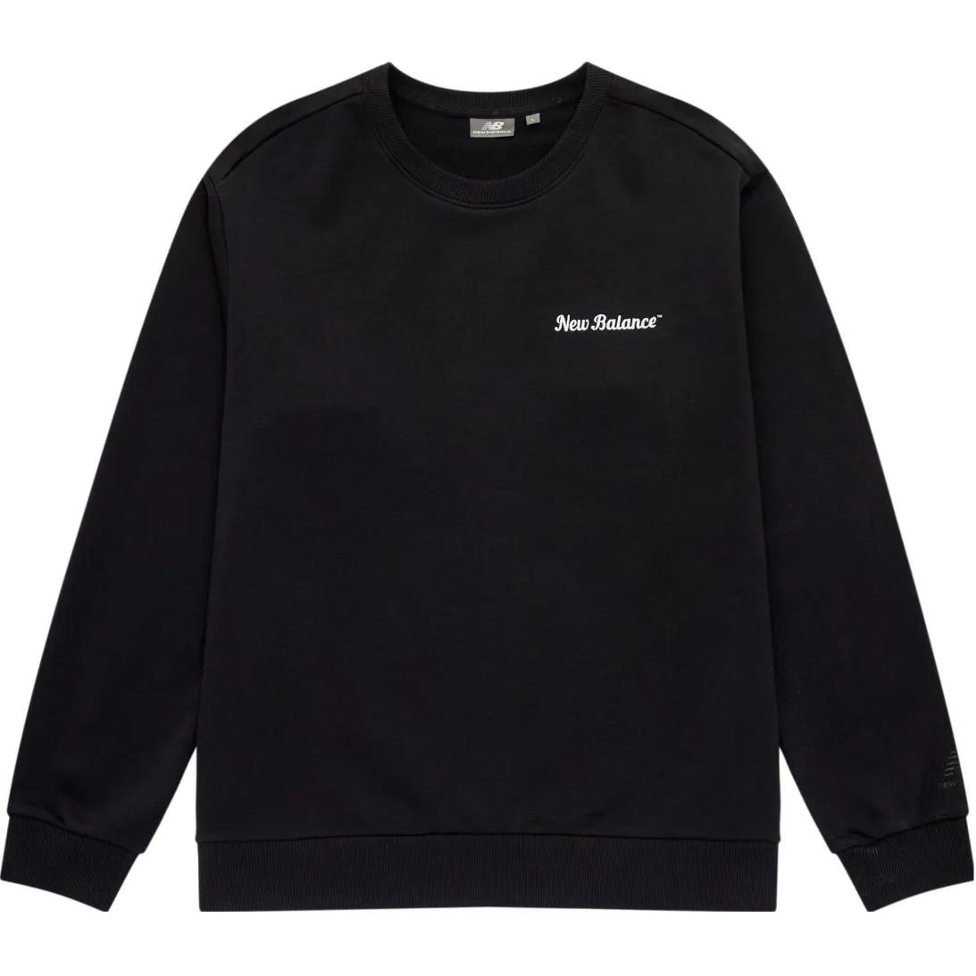 New Balance Retro Sports Collection Sweatshirts Unisex BK Crew Neck Moderate Other 5CD38141 M