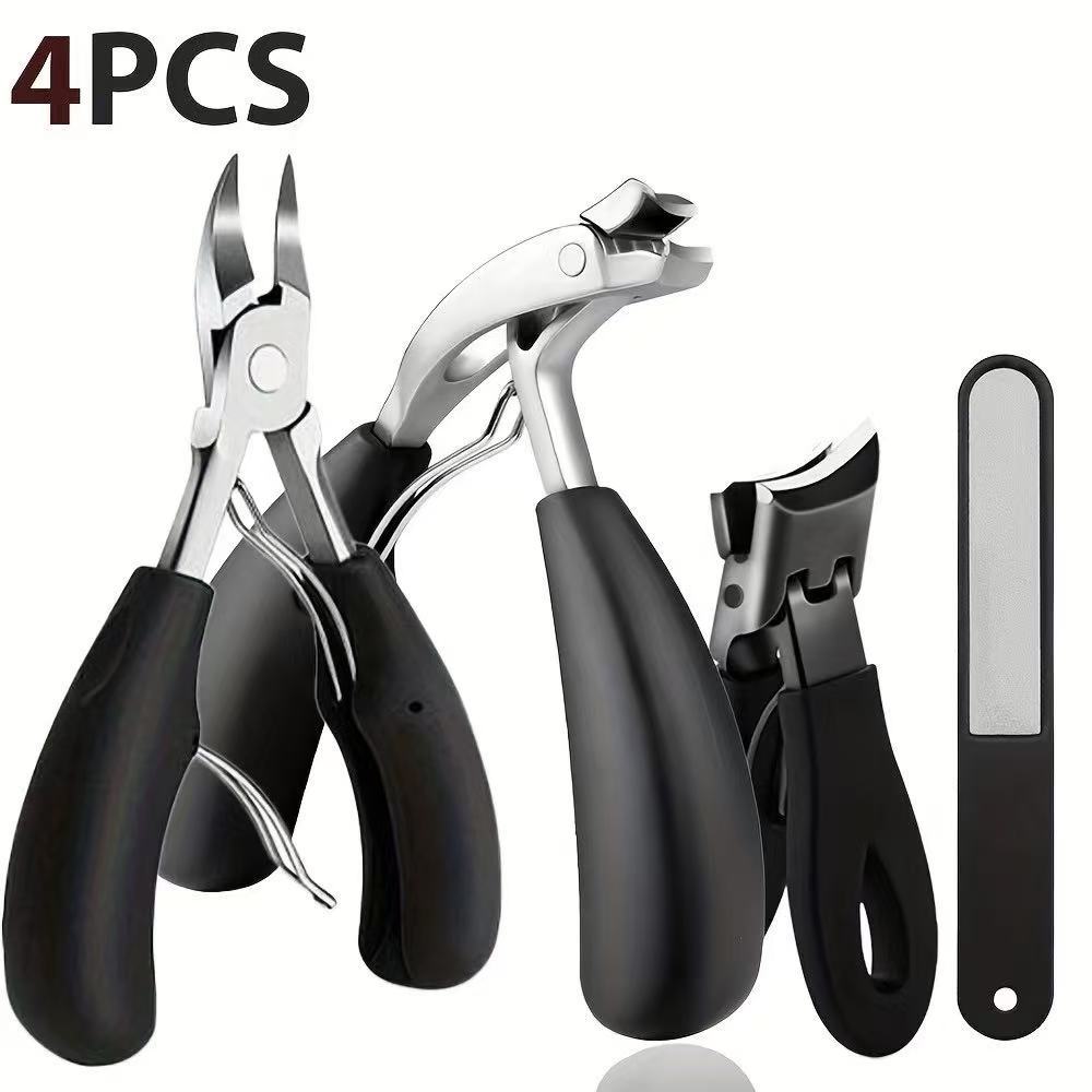 Ingrown Toenail Thick Nail Clipper Set Heavy-Duty Podiatrist Grade Nail Cutter Dead Skin Remover Manicure Pedicure Nail Tools