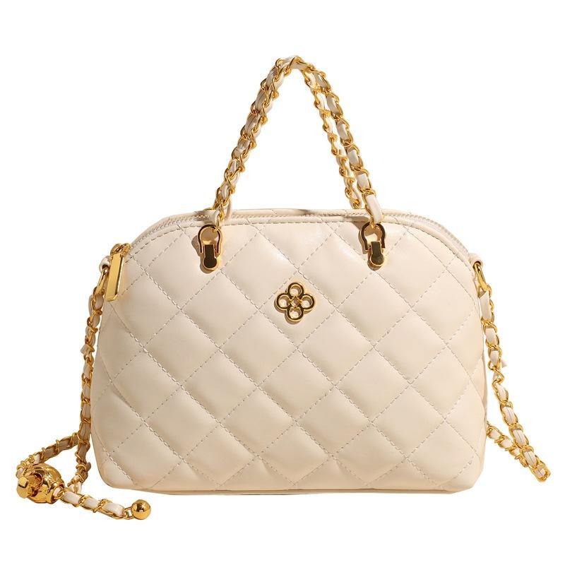 Premium texture spring diamond chain fragrance fashion versatile shoulder messenger women's bag light luxury small bag