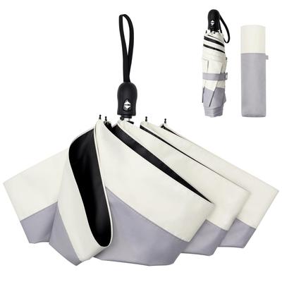 Lightweight Folding Parasol 26cm Easy To Folding Umbrella for Automatic Windproof and Suitable for Rain or Perfect for or Any [220g, Diameter, Carry]