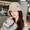 Versatile Bow Warm Fisherman Hat Outdoor Travel Cold Protection Ear Basin Hat Japanese Casual Hat Women
