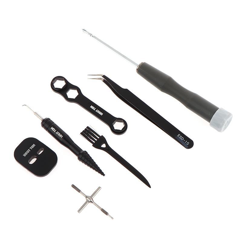 4/6 STÜCKE Angelrollenlager Stiftentferner Wartung Multifunktionsschlüssel Schraubendreher Pinzette Werkzeug Modifizierte Wassertropfenrolle