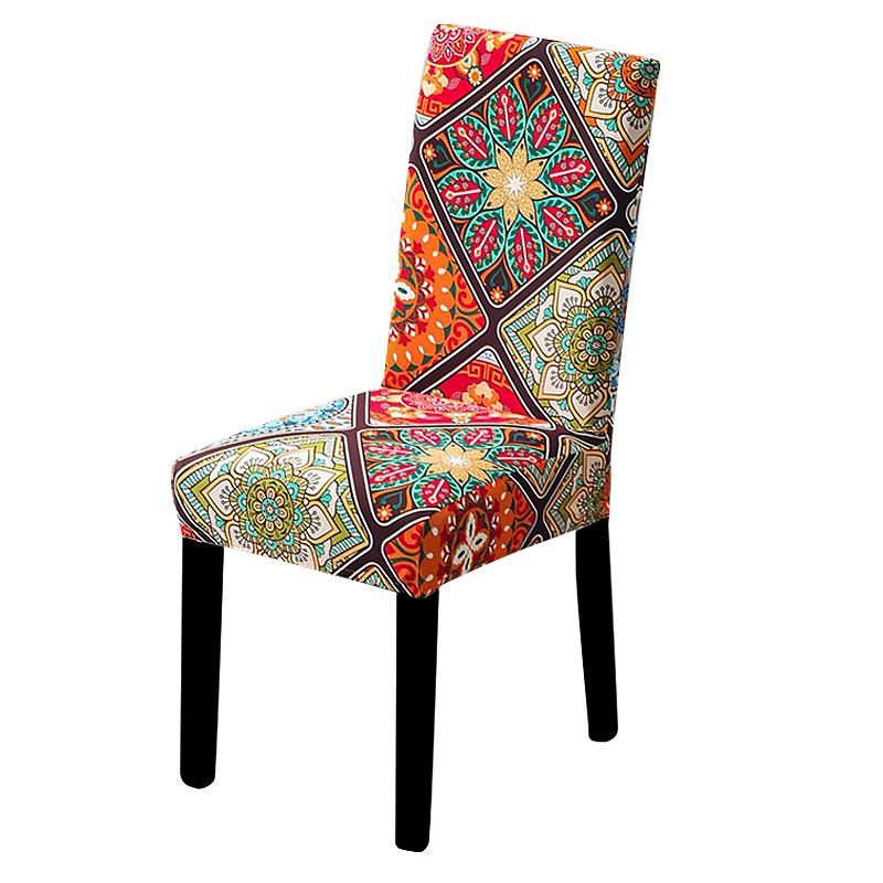 Dining Chair Slipcover,High Stretch Removable Washable Chair Seat Protector Cover for Home Party Kitchen Hotel Wedding Ceremony