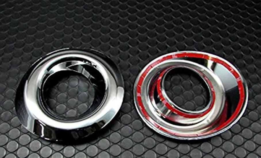 BRIGHTZ Chrome Fog Light Covers for Wagon R Stingray MH34S MH MH34 34 Stingray 15539 (F-Type) (Late Model) [FOG-COV-203]