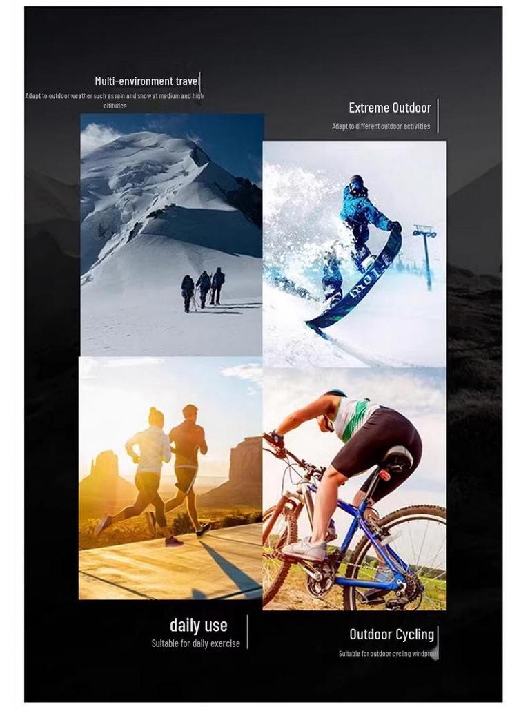 Bird's Plus Size Waterproof & Windproof Hooded Autumn Jacket