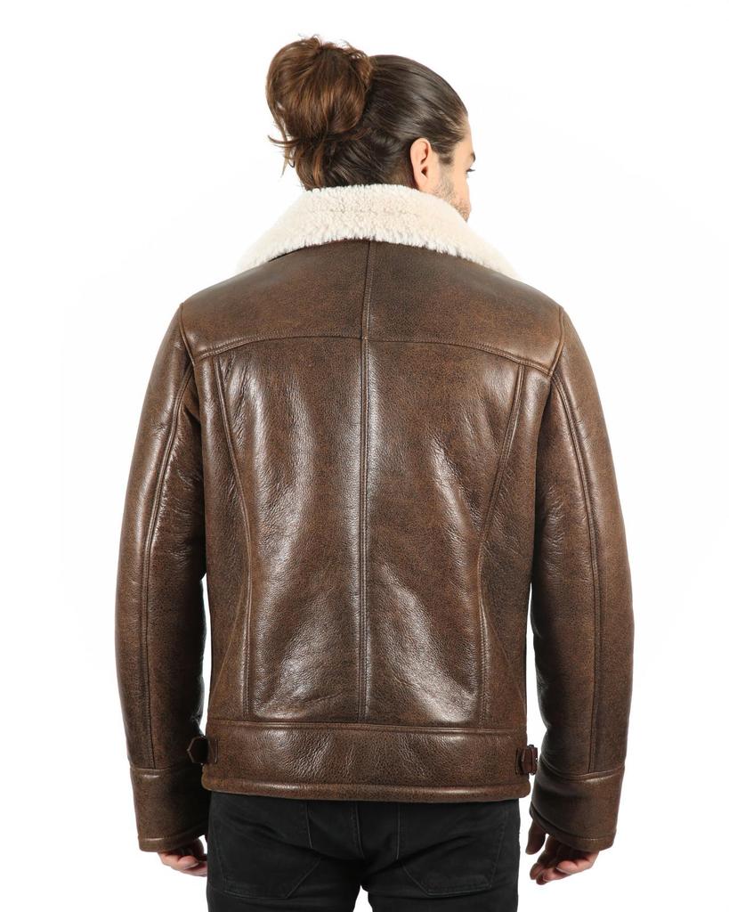 Leather Fur Men's Coats