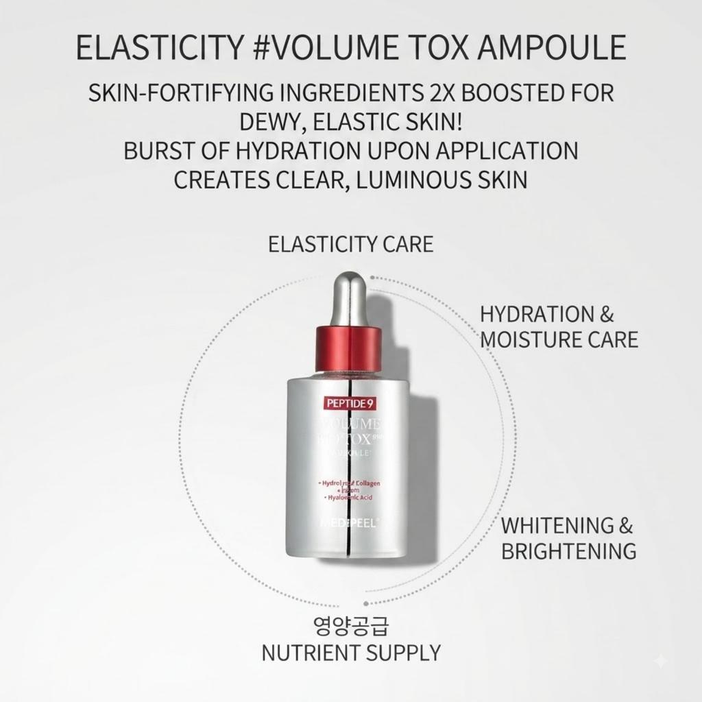 MEDIPEEL Peptide 9 Volume Bio Tox Ampoule Pro 100ml Korean Peptide Serum