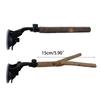 New Parrot Perch Birdcage Accessories Perches Stand Wood Perch Suction Cup Bird Toy