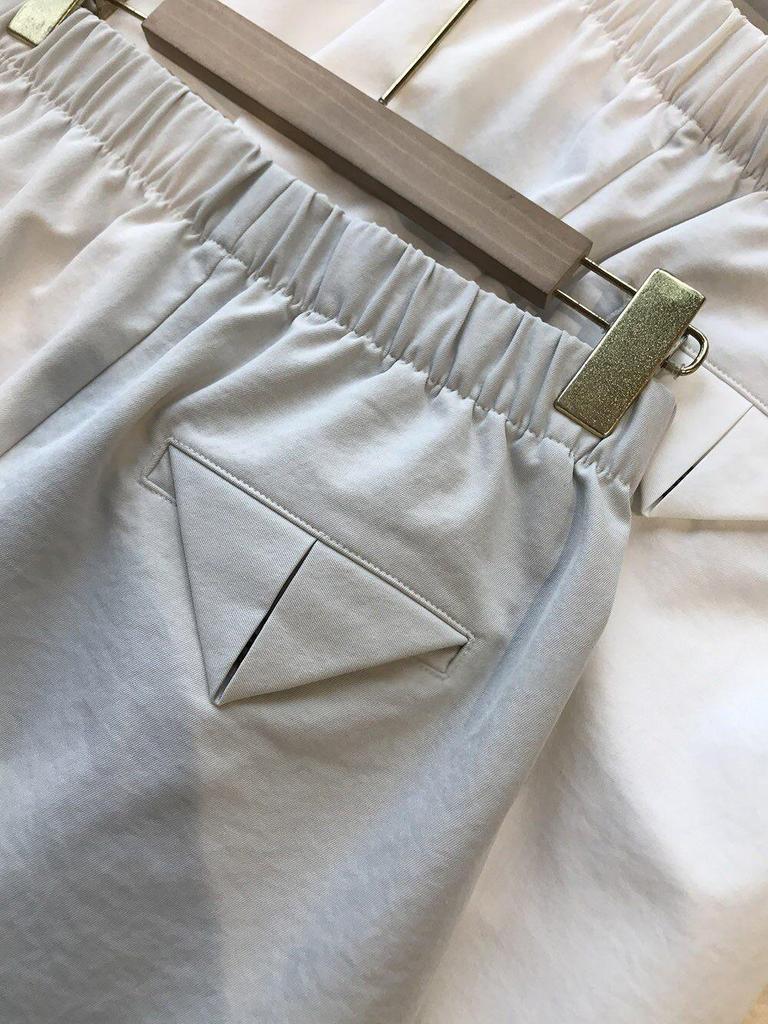 Triangle Mark: Comfortable High-Waisted Wide-Leg Pants - Loose, Slimming Cocoon Shape for Casual Wear