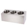 Countertop Silverware Holder Stainless Steel Countertop Utensils Organizer for Forks Spoons Chopsticks