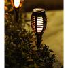 Solar Flame Torch Light With 12 Led For Garden And Patio Outdoor Decor