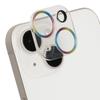 iFace iPhone Plus Camera Lens Tempered Glass Plus Camera Lens Camera Camera Lens 9H Scratch 14/14 Protector, (Metal Rainbow) [iPhone 14/14 Protector,