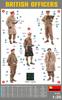 MiniArt British Officers Plastic Model 1/35 (5-Piece Set)