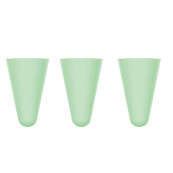 

3 шт. защитный чехол для ручек, удобный силиконовый чехол для стилуса с защитой от падения для Apple Pencil 1/2 3Pcs/1 Set мятный зеленый