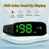 1pcs Car Speedometer Solar Head Up Display GPS Digital Intelligent Light Sensing HUD Speed Hud Display Digital Auto Electronics