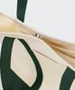 Musinsa Standard Daily Canvas Tote Bag [Ivory/Green]