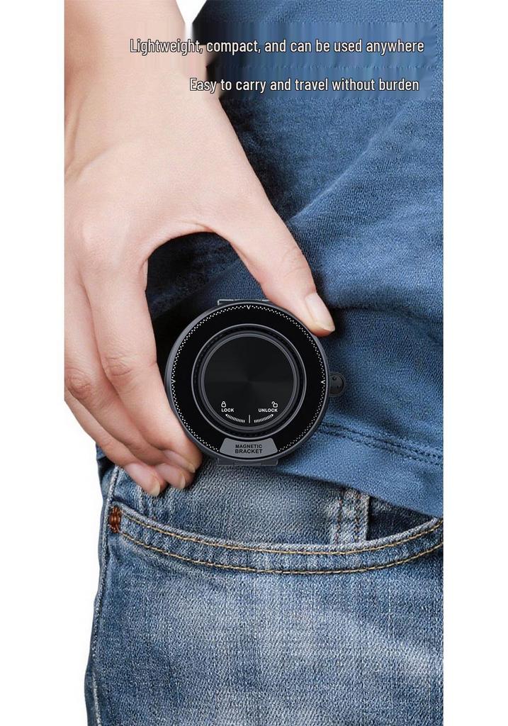 Strong Magnetic Folding Car Phone Holder with 360° Rotation