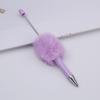 10Pcs Newest Colour Creative  Plush Ballpoint Pen Ballpoint Pen  DIY Ballpoint Pen Gift for Student Office Supplies