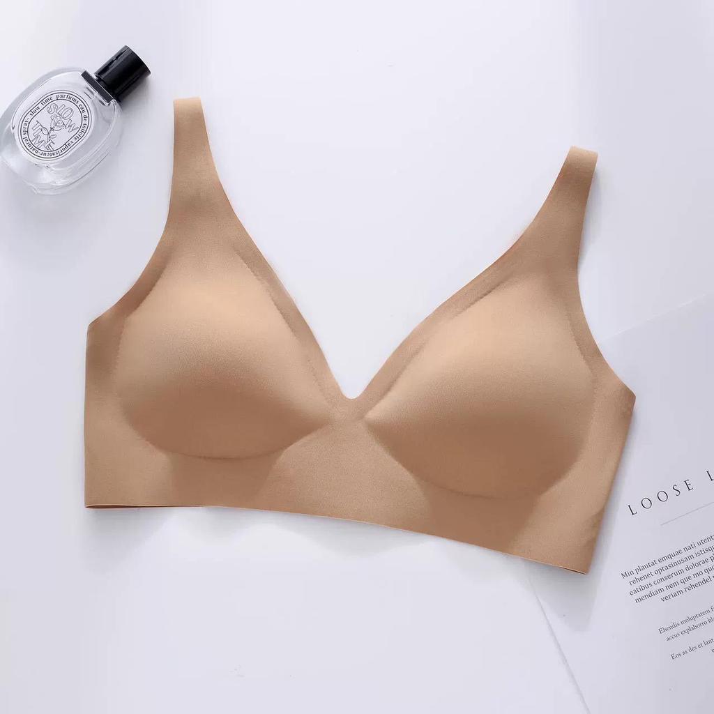 Seamless Adjustable Push-Up Bra: Soft Support for All Chest Sizes