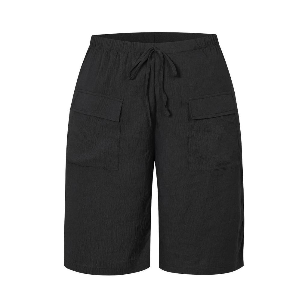 Lässige Shorts mit Taschen für Damen, Strandhose