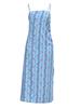 Dilettantism Cocktail Shirred Long Dress