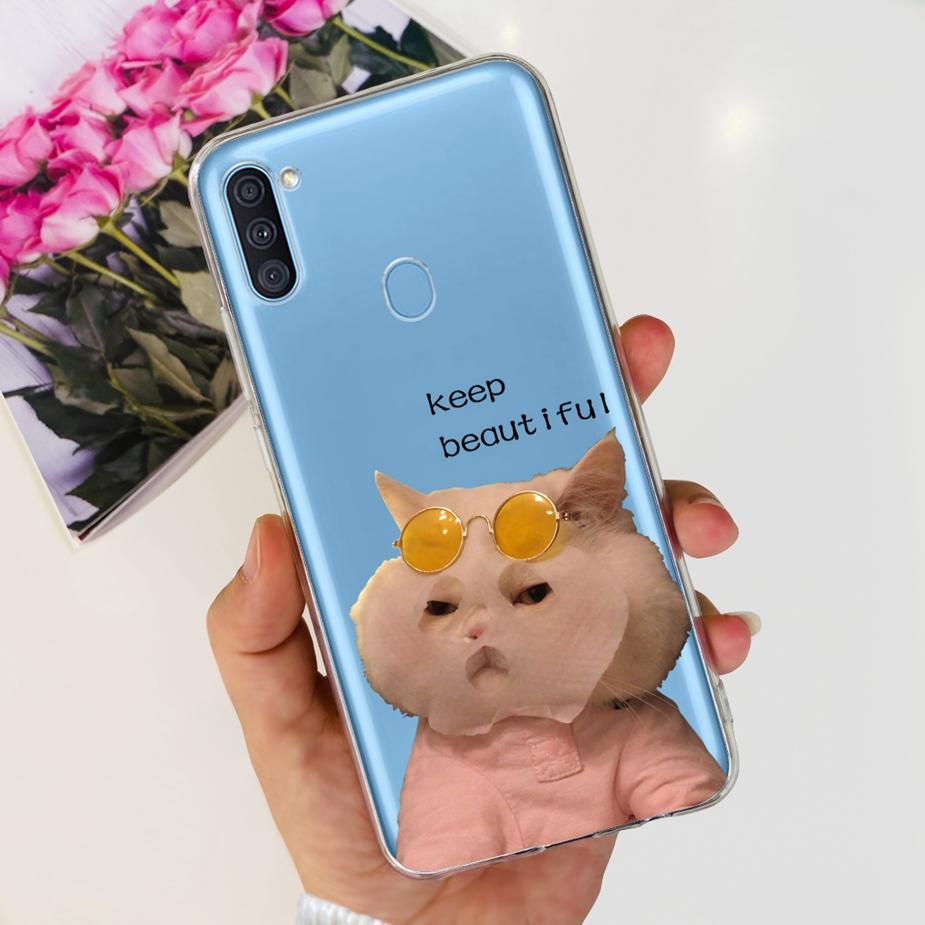 For Samsung Galaxy A11 Case SM-A115F Popular Painted Cover Soft Silicone Phone Case For Samsung A11 M 11 Galaxy M11 M115F Fundas
