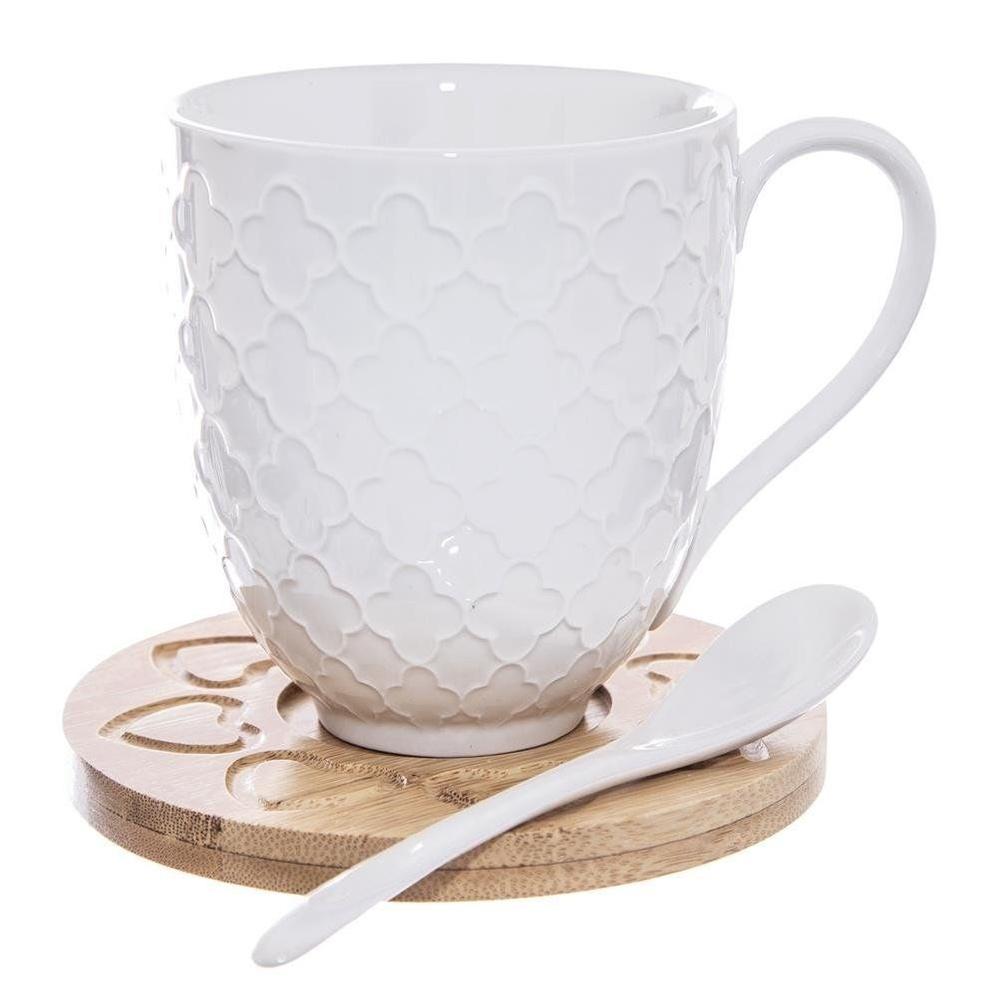 WHITELINE porcelain mugs 370 ml 2 pcs.